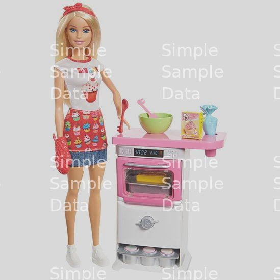 Barbie Bakery Chef Doll and Playset