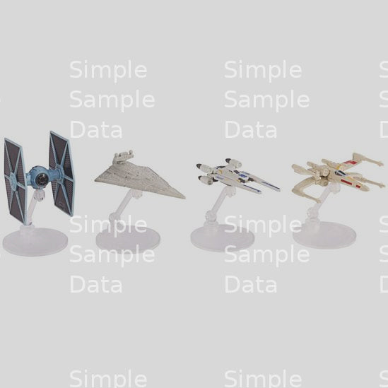 Star Wars Rogue One Starship, 4-pack