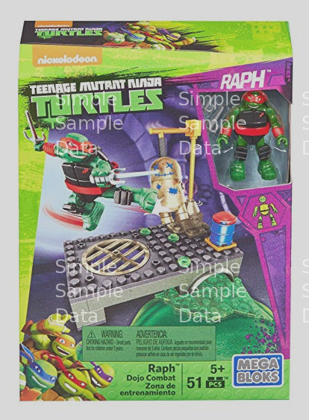 Mega Bloks Teenage Mutant Ninja Turtles Raph Dojo Combat Playset