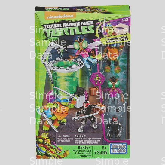 Mega Bloks Teenage Mutant Ninja Turtles Baxter Mutation Lab