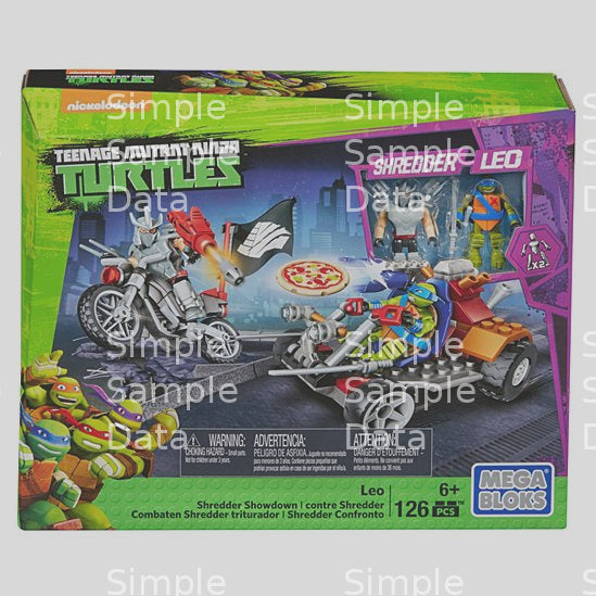 Mega Bloks Teenage Mutant Ninja Turtles Leo Shredder Showdown