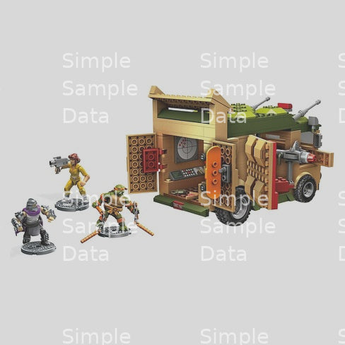 Mega Bloks Teenage Mutant Ninja Turtles Classic Party Wagon