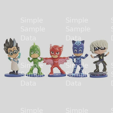 PJ Masks Collectible Figures Set 5 pack