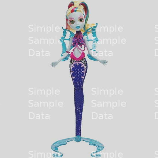 Monster High Great Scarrier Reef Glowsome Ghoulfish Lagoona Blue Doll