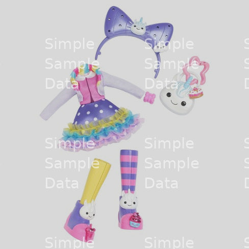 Kuu Kuu Harajuku Rainbow Unicorn Fashion Pack
