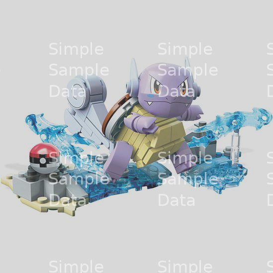 Mega Construx Pokemon Wartortle Buildable Figure
