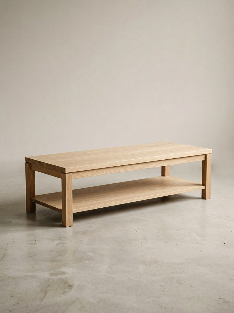 Halden Coffee Table in White Oak