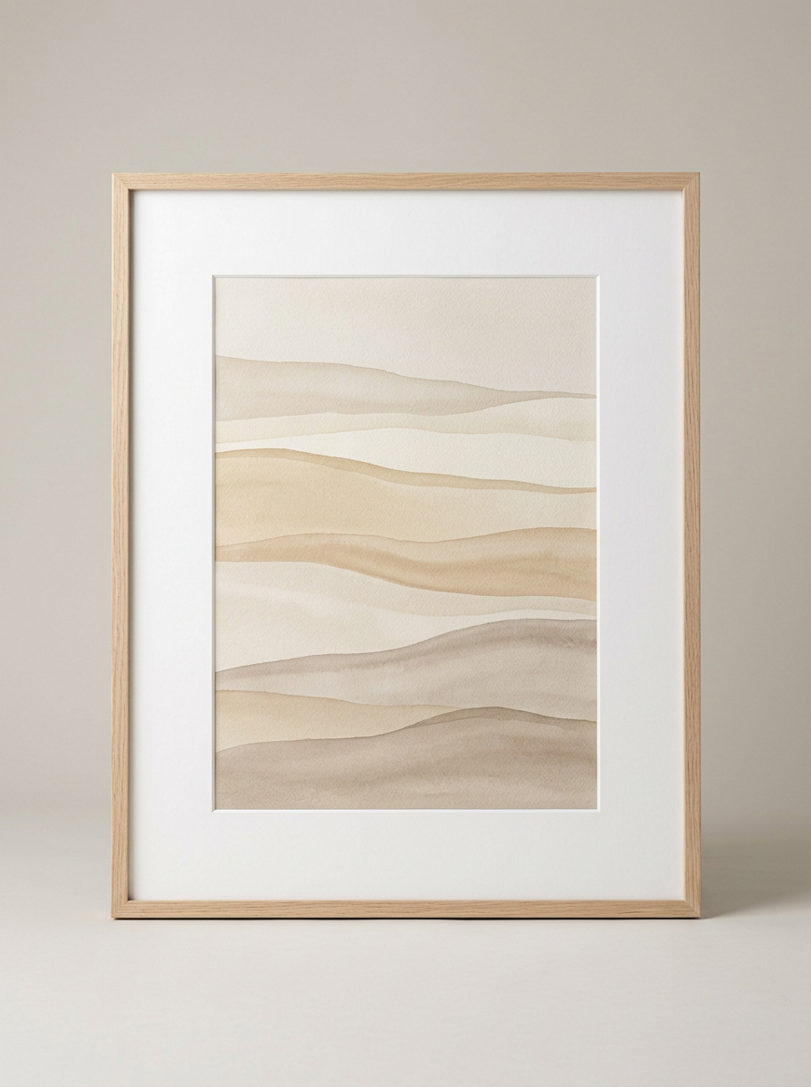 Meridian Dune Study, Framed Print