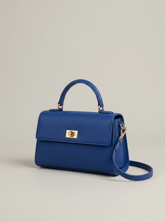 East-West Mini Bag in Cobalt