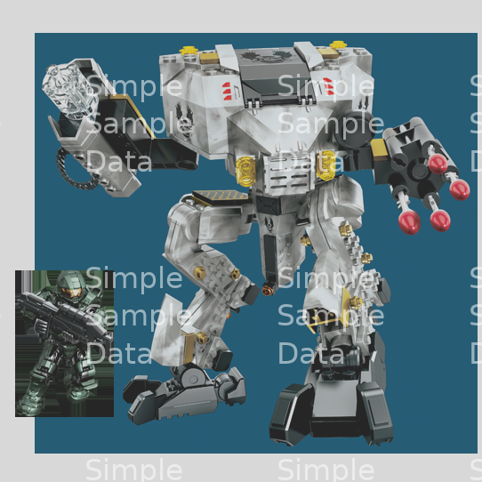Mega Bloks Halo Wireless Attack Mantis Set