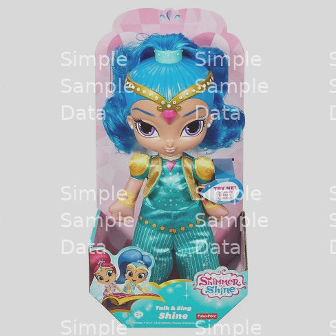 Fisher Price Shimmer And Shine - Talk And Sing Shine Doll