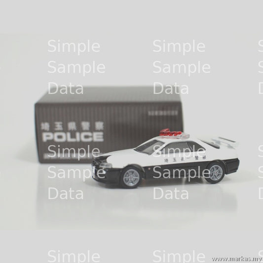 Tarmac Works X Greenlight 1/64 Nissan GTR R 34 Japan police