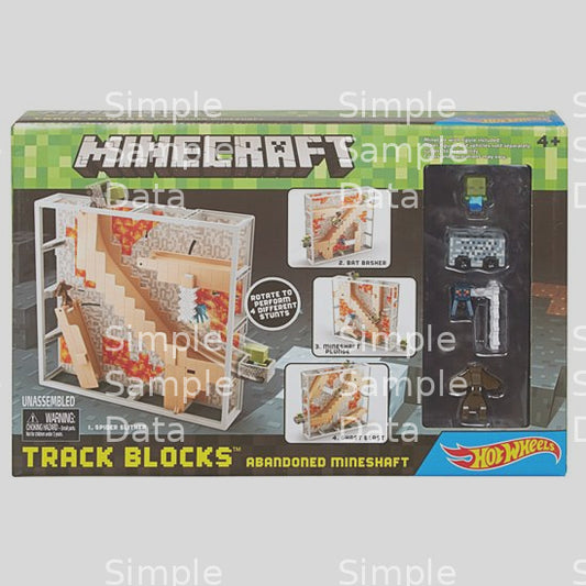 Minecraft Hot Wheels Track Blocks Abandoned Mineshaft Play Set