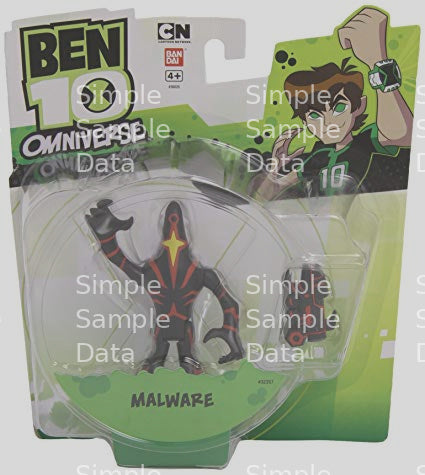 Ben 10 Omniverse 4 Inch Action Figure Malware 