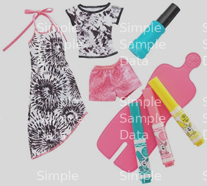 Barbie Crayola Tie-Dye Fashions
