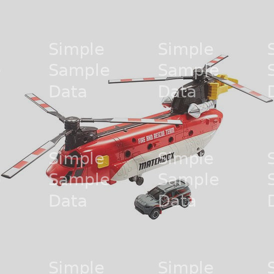 Matchbox Power Launcher Chinook Helicopter