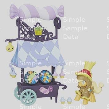 My Little Pony Friendship is Magic Applejack Sweet Cart