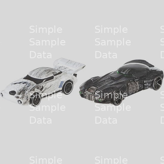 Hot Wheels Star Wars Stormtrooper and Death Trooper Character Car 2-Pack