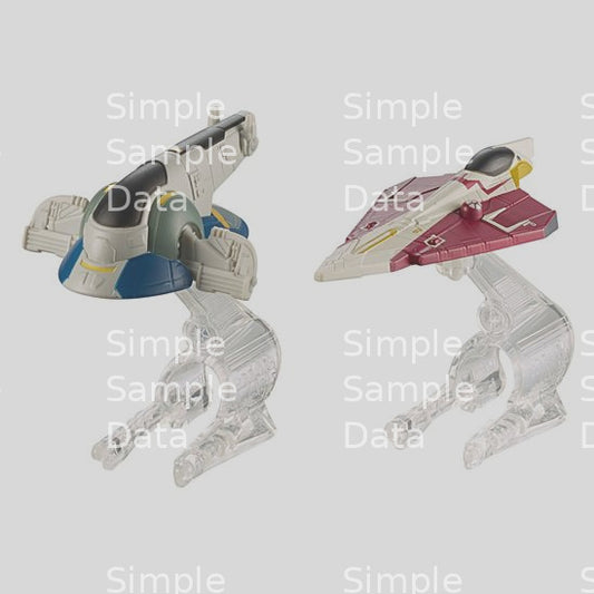 Hot Wheels Star Wars Slave 1 Vs. Jedi Starfighter Starship 2-Pack