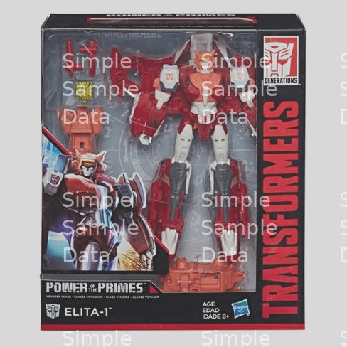 Transformers Generations Power of the Primes Voyager Class Elita-1