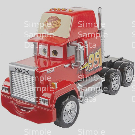Disney Pixar Cars 3 Deluxe Cars 3 Mack Vehicle