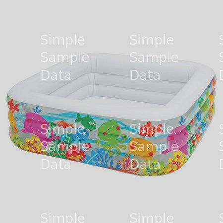 Intex Sea Aquarium Pool 62 1/2 x 62 1/2 x 19 1/2 Inches