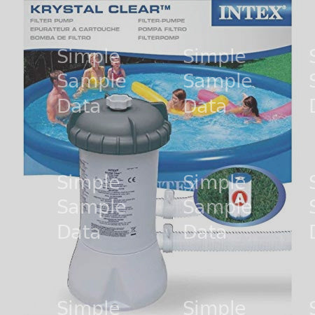 Intex Krystal Clear Filter Pump