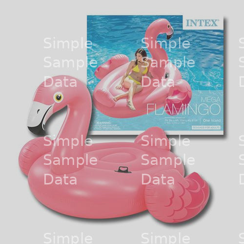 Intex Mega Flamingo Island Pool Floater 86 x 83 x 53 inches
