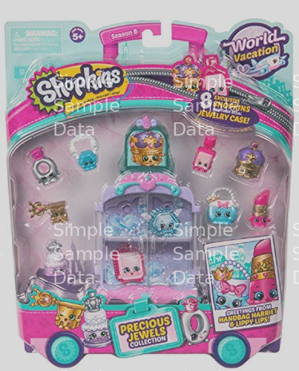 Shopkins Season 8 World Vacation - Precious Jewels Collection