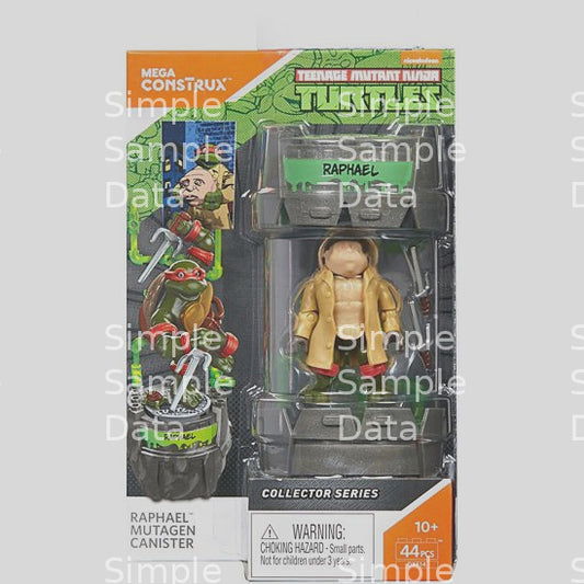 Mega Construx Teenage Mutant Ninja Turtles Classic Series Raphael Mutagen Canister