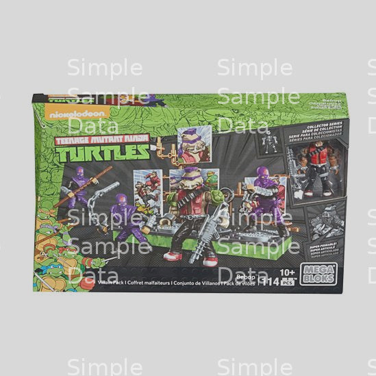 Mega Bloks Teenage Mutant Ninja Turtles Bebop Villain Pack