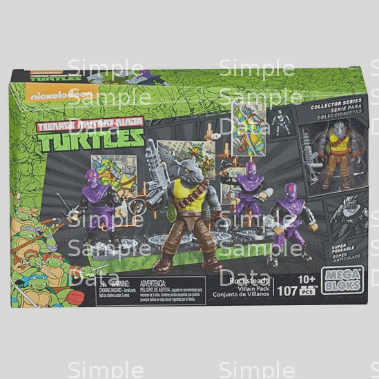 Mega Bloks Teenage Mutant Ninja Turtles Rocksteady Villain Pack