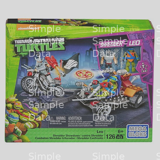 Mega Bloks Teenage Mutant Ninja Turtles Leo Shredder Showdown