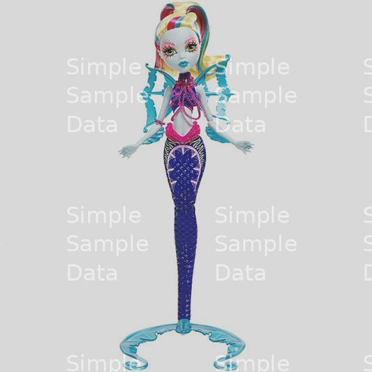 Monster High Great Scarrier Reef Glowsome Ghoulfish Lagoona Blue Doll