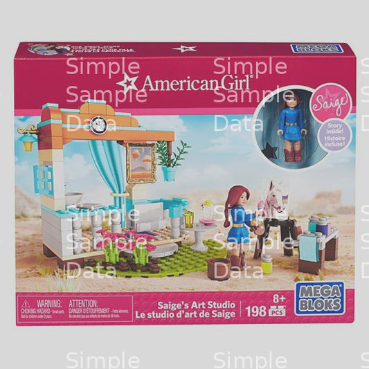 Mega Bloks American Girl Saige Art Studio