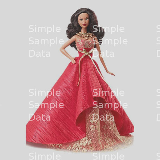 2014 Holiday Barbie Ornament African-American