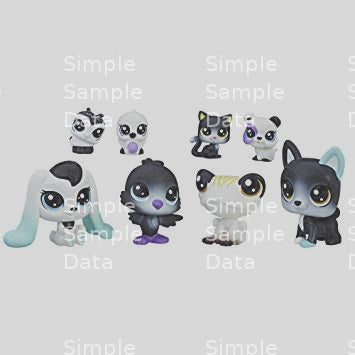 Littlest Pet Shop Black and White