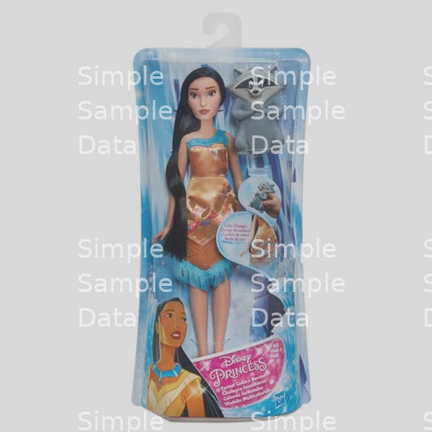 Disney Color Change Reveal Pocahontas Doll