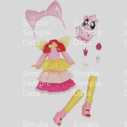 Kuu Kuu Harajuku Pink Cupcake Fashion Pack
