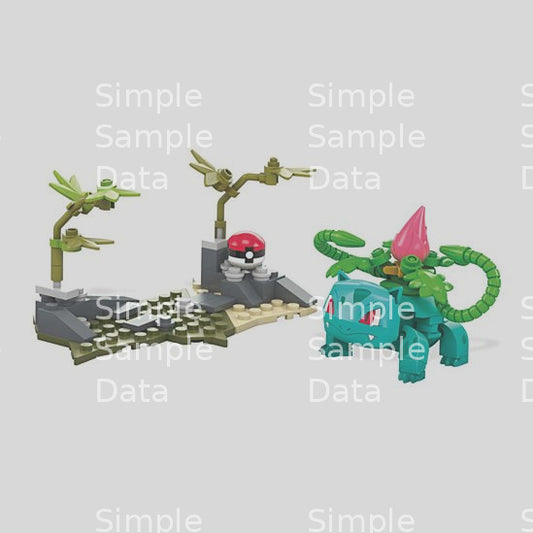 Mega Construx Pokemon Ivysaur Buildable Figure