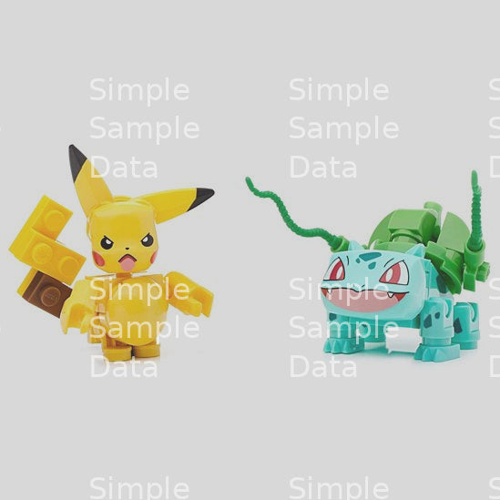 Mega Construx Pokemon Pikachu vs. Bulbasaur