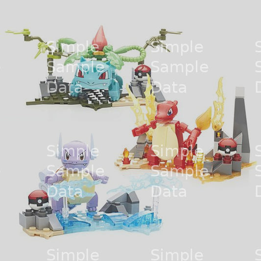 Mega Construx Pokemon Buildable Figures and Environments Gift Set