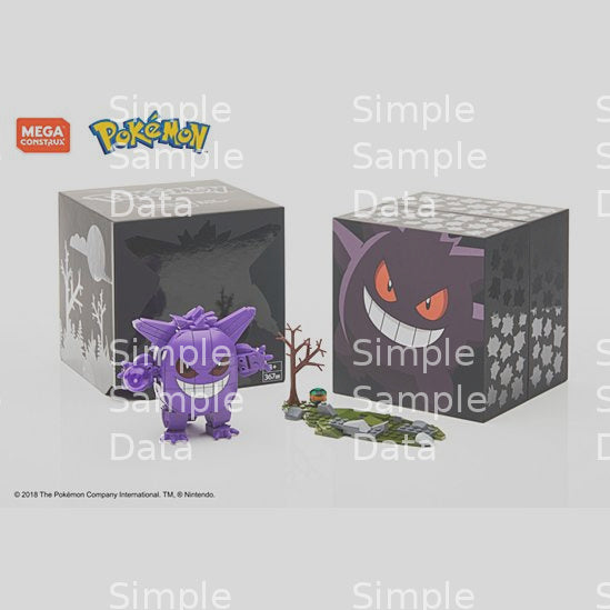 Limited Edition SDCC 2018 GengarvMega Construx Pokemon