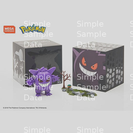 Limited Edition SDCC 2018 GengarvMega Construx Pokemon