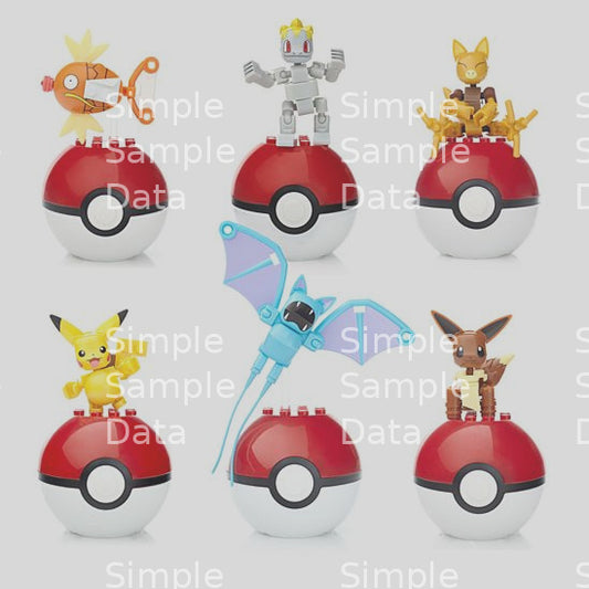 Mega Construx Pokemon Buildable Figures Gift Set