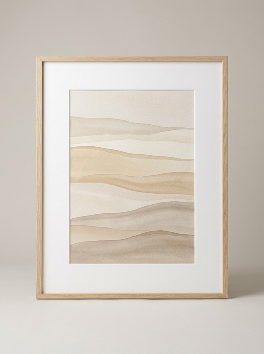 Meridian Dune Study, Framed Print