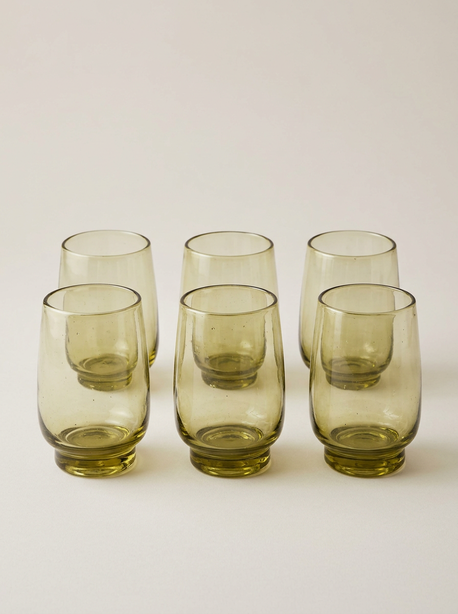 Riva Hand-Blown Tumblers, Set of Six