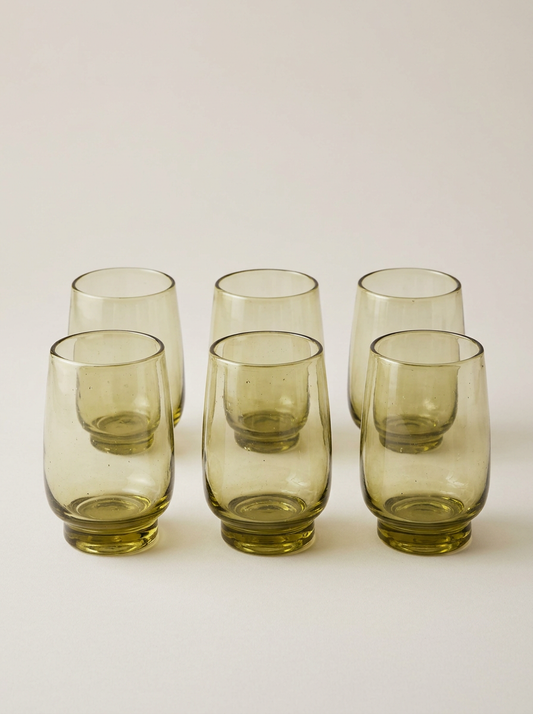 Riva Hand-Blown Tumblers, Set of Six
