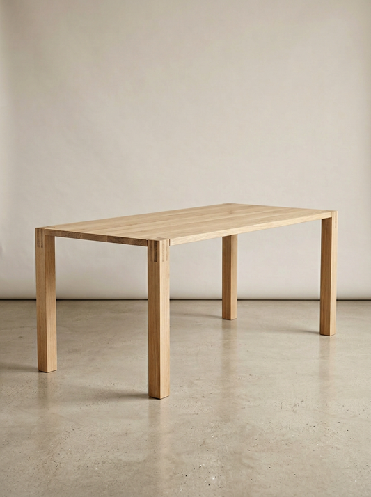 Sagano Dining Table in White Oak