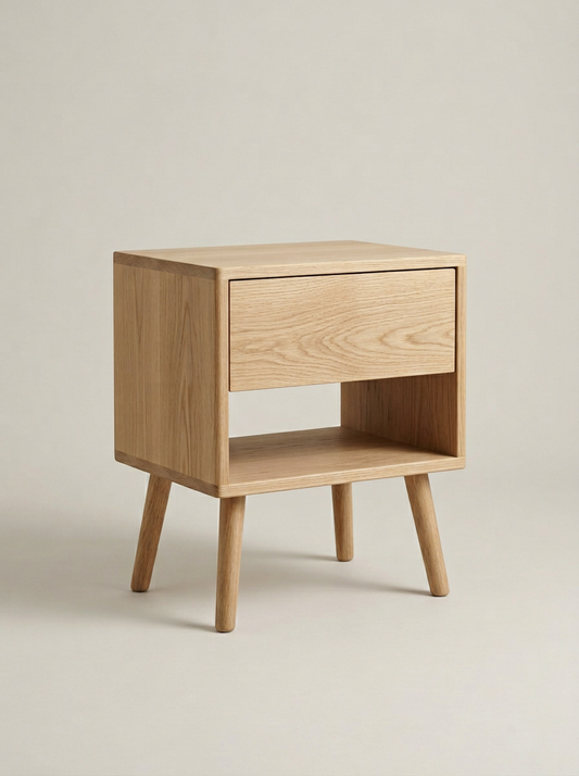 Sagano Nightstand in White Oak